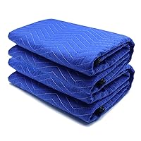 XKMT- 2x Professional Blue Furniture Moving Packing Blanket/Ultra Thick 72