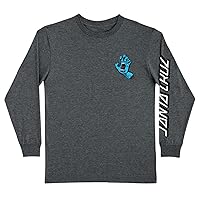 SANTA CRUZ Men's Long Sleeve T-Shirt Screaming Hand Skate L/S T-Shirt