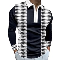 Men's Tie Dye Long Sleeve Shirt Men Lapel Long Sleeve Printed Casual Top Loose Sports Lapel Shirt