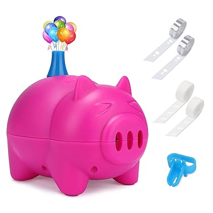 LIKEE Electric Balloon Pump Portable Balloon Inflator Air Blower with Balloon Arch &Garland Tools for Party Decoration