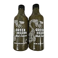 Trader Joes Green Dragon Hot Sauce - Pack of 2