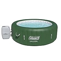 SaluSpa Inflatable Hot Tub Spa | Portable Hot Tub with Heated Water System and 140 Bubble Jets | Fits Up to 4 People
