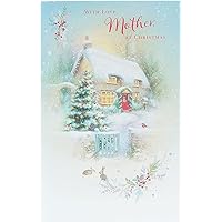 Christmas Card for Mother - Mother Christmas Card - Traditional Christmas Card for Mother - Christmas Card for Her