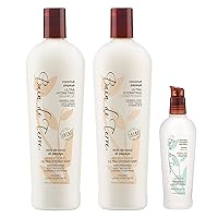 Bain de Terre Ultra Hydrating Shampoo/Conditioner | Coconut Papaya | Hydrates Overly Dry, Damaged Hair | Argan & Monoi Oils | Paraben Free | Color-Safe