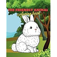 The Friendly Animal Coloring Book