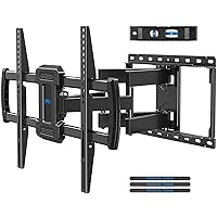 Mounting Dream TV Wall Mount, UL Listed Full Motion Mount Bracket for 42-84 Inch Flat Screen TVs, Swivel Articulating Dual Arms, Max VESA 600x400mm, 100 LBS Loading, Fits 16 Inches Wood Studs, MD2296