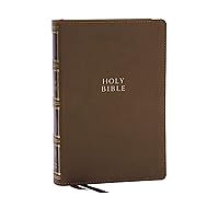 KJV Holy Bible: Compact Bible with 43,000 Center-Column Cross References, Brown Leathersoft, Red Letter, Comfort Print (Thumb Indexing): King James Version KJV Holy Bible: Compact Bible with 43,000 Center-Column Cross References, Brown Leathersoft, Red Letter, Comfort Print (Thumb Indexing): King James Version Imitation Leather Kindle Hardcover Paperback