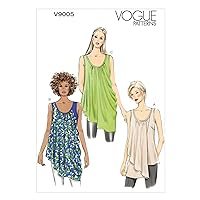 Vogue Patterns V9005 Misses' Top Sewing Template, Size Y (XSM-SML-MED)