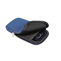 ZORSOME for Samsung Galaxy S21 Ultra 5G,S21+ 5G,S20 FE 5G,Note 20,note20 Ultra,s20 Ultra,s20+,A42 5G,Shockproof Phone Neoprene Sleeve Carry Bag Pouch with Neck Lanyard,6.9 Inch Blue