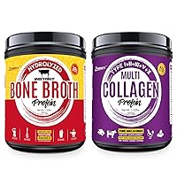 Beef Bone Broth Protein Powder 20g Protein and Multi Collagen Peptides Protein Powder Unflavored