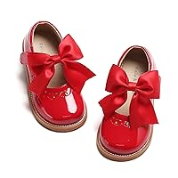 Felix & Flora Toddler Little Girl Princess Dress Shoes-Mary Jane Flats for Girl Party School Shoes