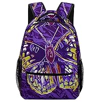Abstract Art Butterfly Travel Backpack for Men Women Lightweight Computer Laptop Bag Casual Daypack