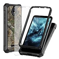Ailiber for Schok SV55 Phone Case, SCHOK Volt SV55 Case with Screen Protector(SV55216), Dual Layer Structure Protection, Shock-Absorbing Corner TPU Bumper, Slim Silicone Phone Cover for Volt SV55-Camo