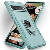 Case for Google Pixel 7/ Pixel 7 Pro, Military Grade Drop Protection, Built-in Magnetic Kickstand Ring, Anti Scratch Shockproof Phone Case,A,Pixel 7
