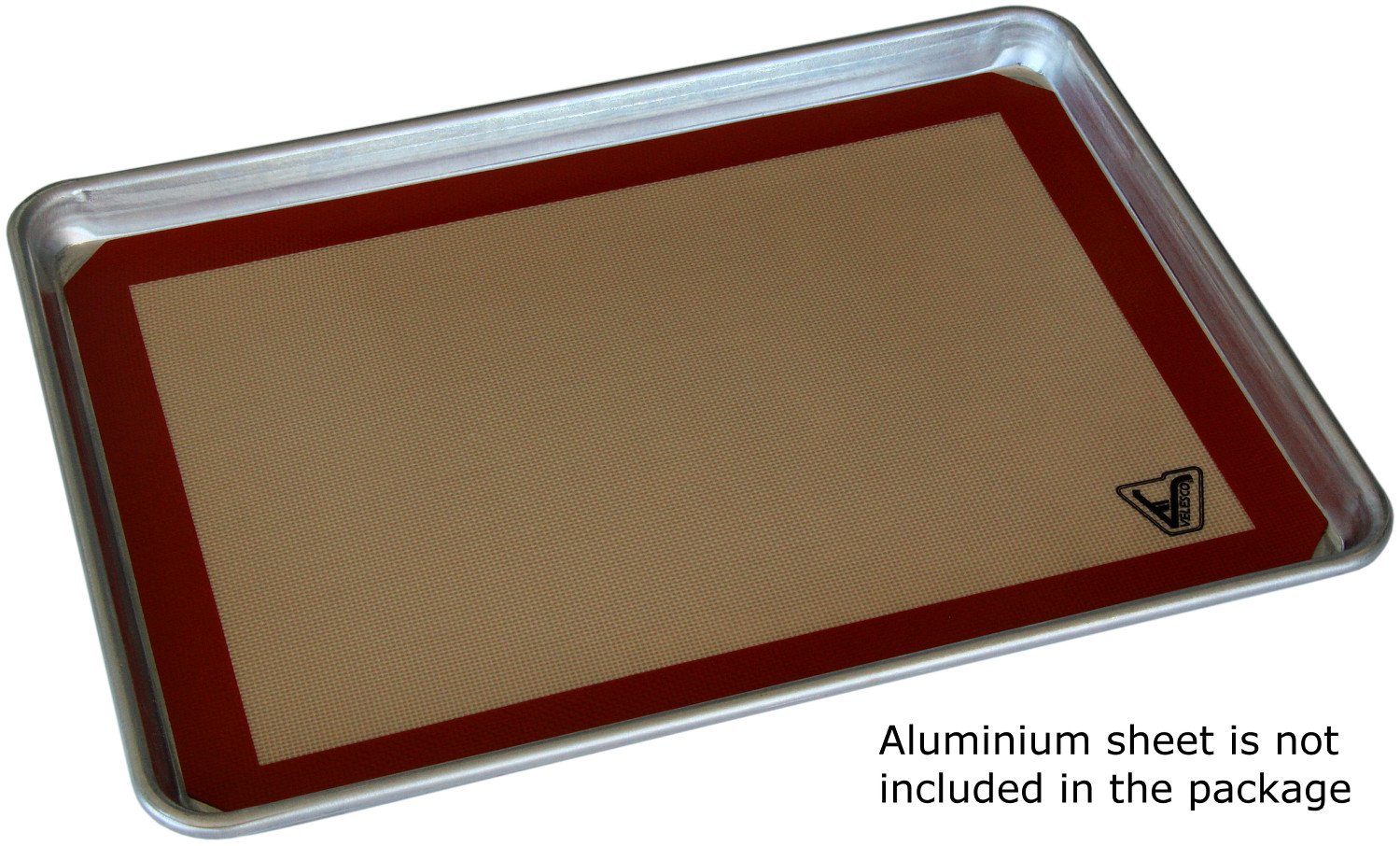 Silicone Baking Mat - Set of 3 Half Sheet (Thick & Large 11 5/8 x 16 1/2) - Non Stick Silicon Liner for Bake Pans & Rolling - Macaron/Pastry/Cookie/Bun/Bread Making - Professional Grade Nonstick by Velesco
