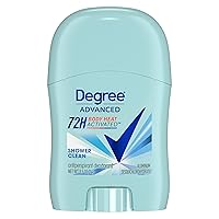 Degree Antiperspirant Deodorant Shower Clean 72-Hour Sweat & Odor Protection Antiperspirant for Women with Body Heat Activated Technology 0.5 oz