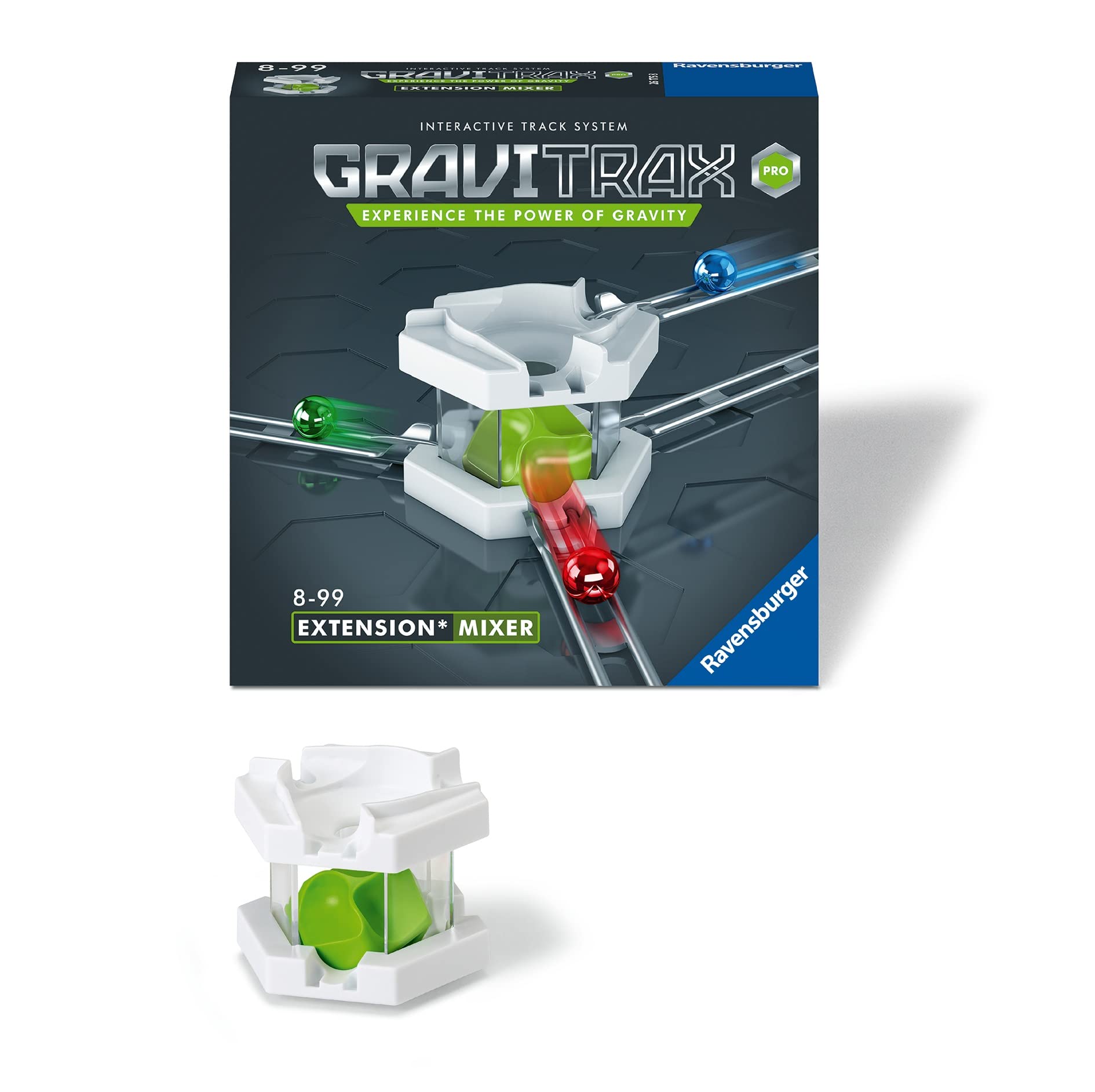 Ravensburger GraviTrax PRO Mixer Accessory - Marble Run and STEM Toy for Boys and Girls Age 8 and Up - Accessory for 2019 Toy of The Year Finalist GraviTrax, Black