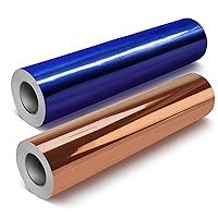 VViViD DECO65 Craft Vinyl Chrome Rose Gold and Blue 2 Rolls of 7ft x 1ft - M0