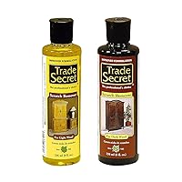 Trade Secret Scratch Concealer for Real Wood Furniture and Floor Cover Nicks and Scratches on Wood Surfaces, Hides Minor Defects (Light and Dark)
