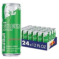 Red Bull Green Edition Dragon Fruit Energy Drink, 12 Fl Oz, 24 Cans