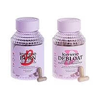 Burn & Debloat Capsule Bundle - Metabolism & Fat Burning + Debloat Capsules for Bloating & Gas Relief, Probiotics & Prebiotics - Vegan, Gluten Free, Non-GMO - 60 Ct. Each