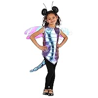 Kid's Dragonfly Halloween Costume - Wings, Antenna, and Tunic | Perfect for magical adventures