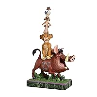 Disney Traditions by Jim Shore Lion King Stacked Characters Figurine, 8 Inch, Multicolor