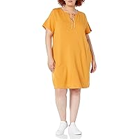 Calvin Klein Women's Short Sleeve Logo T-Shirt Dress