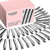 YGDZ Alligator Hair Clips, 150pcs 1.77 Inch Metal Hair Bow Clips Single Prong Silver Alligator Hair Clips for Bows Making Crafts(4.5cm)