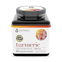 Turmeric Curcumin Supplement with Black Pepper BioPerine, Powerful Antioxidant Properties for Joint & Healthy Inflammation Support, 60 Capsules