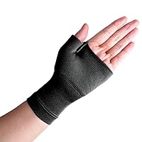 Wrist & Thumb Support Sleeve, 1 Pair Compression Arthritis Gloves for Unisex, Ideal for Carpal Tunnel, Wrist Pain & Fatigue, Sprains, RSI, Tendonitis, Hand Instability, Sports, Typing