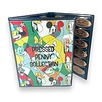 Penny Postcard Tri-Fold Pressed Penny Collector Book Holds 60 Pressed Pennies and Your Favorite Postcard for Your Cover (Sensational 6 Modern Art Pattern Pressed Penny Collection)