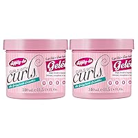 Dippity Do Girls with Curls Light Hold Gelee - Shape, Smoothe & Separate Your Curls - Formulated with Aloe, Vitamin E & Wheat Protein for Frizz-Free & Never Crunchy Curls - 340 mL/11.5 fl oz - 2 Pack