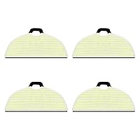 Vacuum Cleaner Replacement Pads Washable Mopping Pads Mop Pad Fiber Material Vacuum Cleaner Spare Part For RV2001 2002WD Vacuum Mop Pads