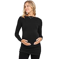 Women's Basic Long Sleeve Maternity Shirt Top