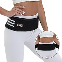 Sacroiliac Hip Belt for Men Women, Alleviate Sciatica|Pelvic|Back|Lower Back Support, Pelvic Support Belt, Adjustable Sciatica Lumbar Pain Relief, Trochanter Belt, (Hip Size 44