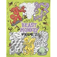 BEAST MONKEY volume 2 mazes and word games: Exciting activity book with a collection of fun and challenging 3D mazes, cut out board games and word games for ages 6 7 8 9 10 BEAST MONKEY volume 2 mazes and word games: Exciting activity book with a collection of fun and challenging 3D mazes, cut out board games and word games for ages 6 7 8 9 10 Paperback