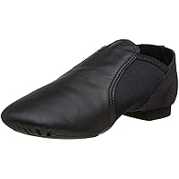 Capezio girls Series Ej2c Jazz Slip on dance shoes, Black, 12.5 Wide Little Kid US