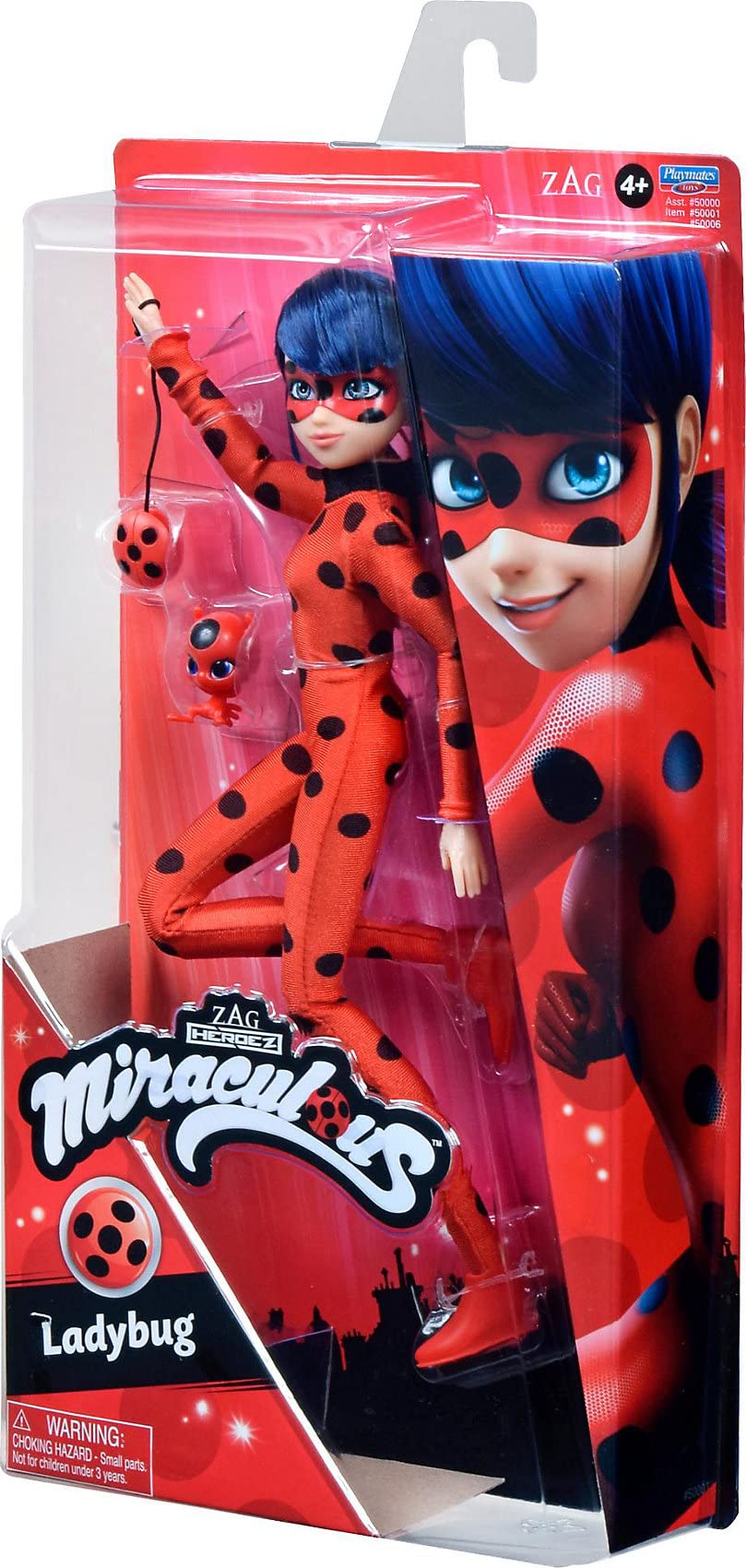 Miraculous Bandai Ladybug Ladybug, Cat, Fashion Doll