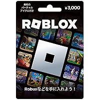 Robloxギフトカード - 3,000 Robux 【限定バーチャルアイテムを含む】 【オンラインゲームコード】 ロブロックス | カード版