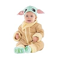 STAR WARS Baby Grogu Costume - Mandalorian Infant Yoda Halloween Costume - Officially Licensed 12/18 Months