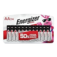 AA Batteries, Max Double A Battery Alkaline, 24 Count