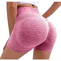 Summer Booty Lifting Shorts 3.5'' Women High Waist Biker Shorts Gym Workout Yoga Shorts Tights Scrunch Butt Shorts