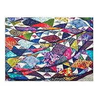 Portrait of a Quilt Jigsaw Puzzle with Poster, 500 Pieces