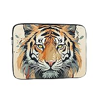 Laptop Sleeve 17 inch Year of The Tiger Tiger face Print Laptop Case Durable Briefcase Cover Slim Laptop Bag Shockproof Laptop Protective case for Travel Work