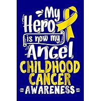 Gold Awareness Ribbon Pediatric Cancer: Notebook Planner - 6x9 inch Daily Planner Journal, To Do List Notebook, Daily Organizer, 114 Pages