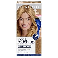Root Touch-Up by Nice'n Easy Permanent Hair Dye, 8 Medium Blonde Hair Color, Pack of 1