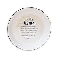 Abbey & CA Gift in This Home Pie Plate