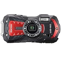 RICOH Waterproof Digital Camera WG-60 Red 14m Withstand Shock 1.6m Cold -10 ? RD 03831