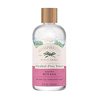 Soothe Witch Hazel with Rose Alcohol-Free Toner, Clear, 8 Oz ( Pack of 1)